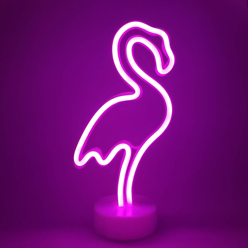 Lampe Néon Flamant Rose