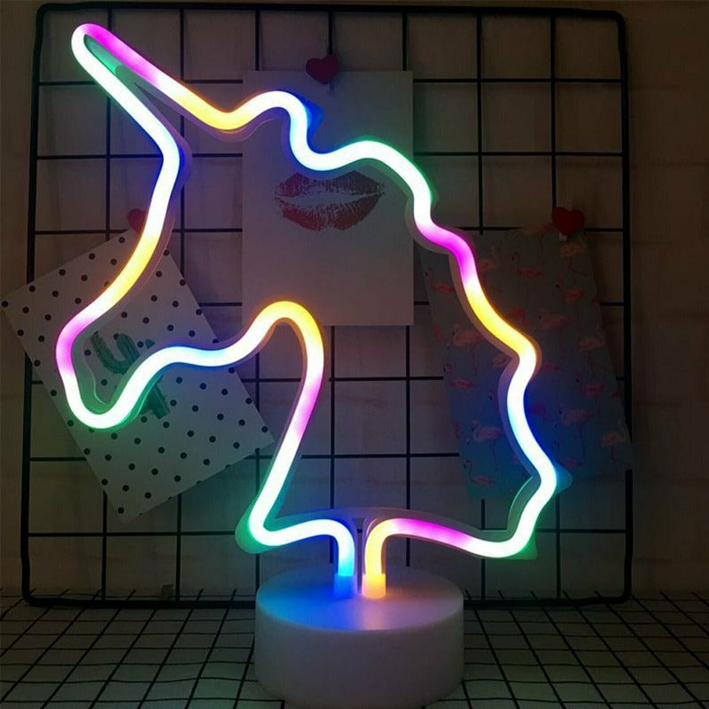 Lampe Néon Licorne