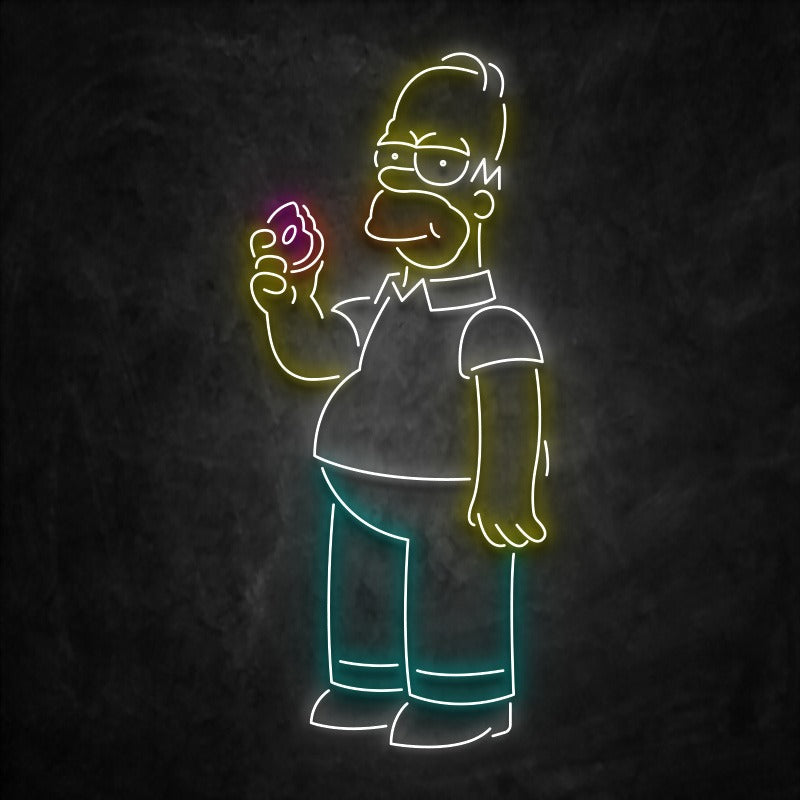 Néon Homer Simpson