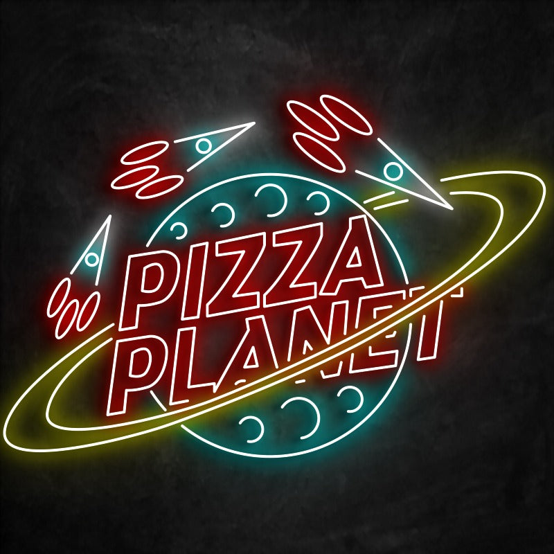 Néon Pizza Planet